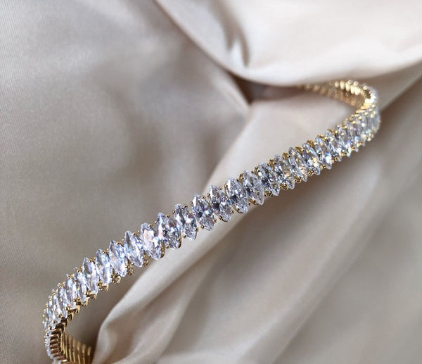 Rhinestone Cuff Bracelet