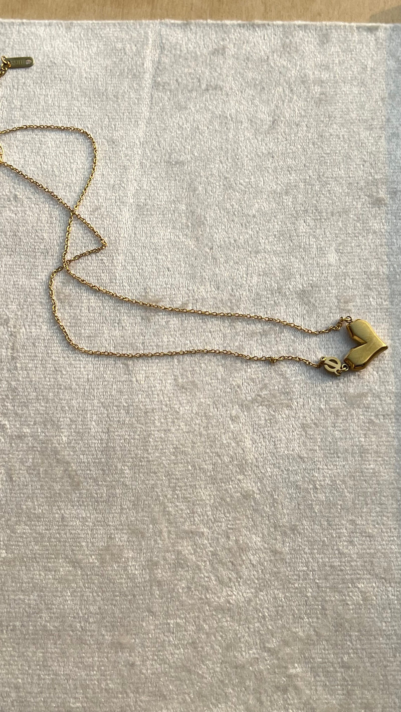 Golden Tiny Heart Pendant