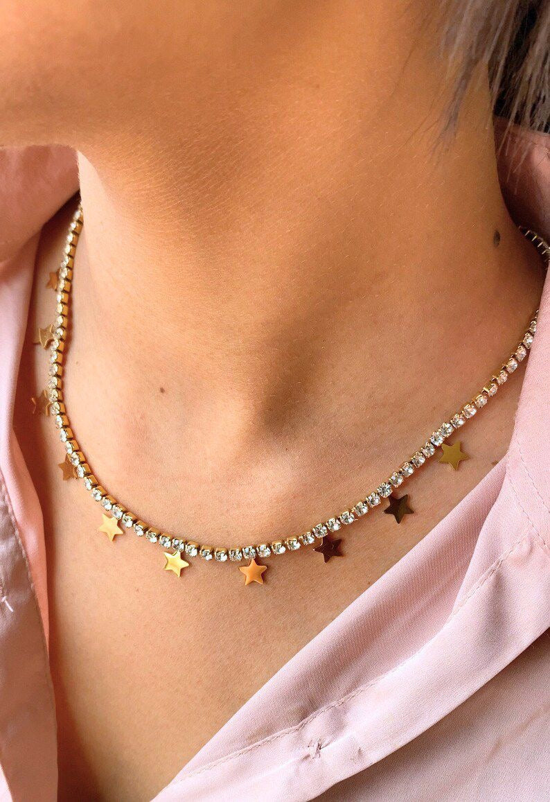 Celeste Star Charm Necklace