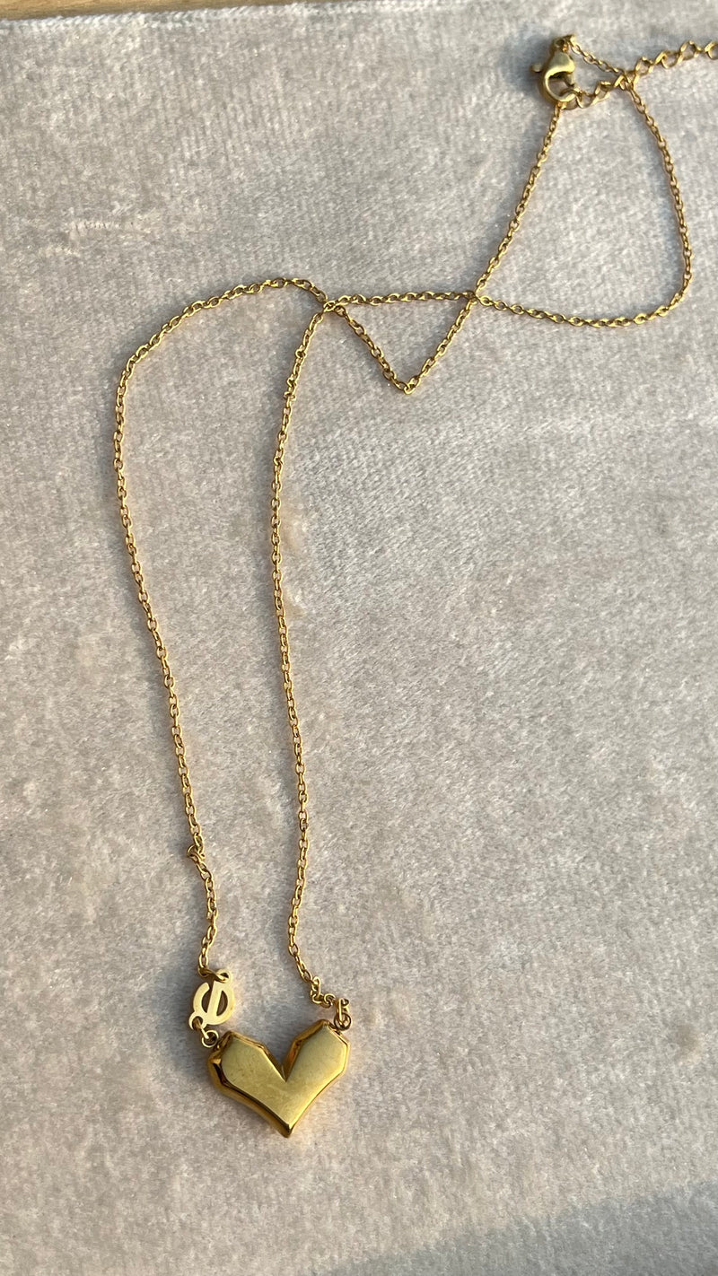 Golden Tiny Heart Pendant