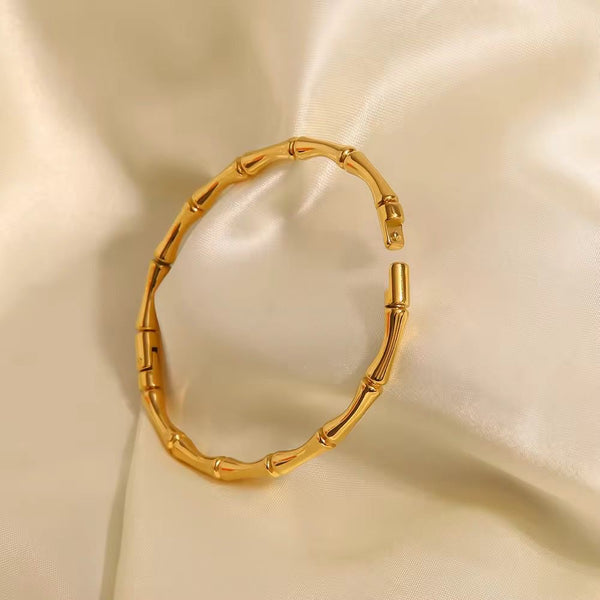 Golden Bamboo Bracelet Handcuff