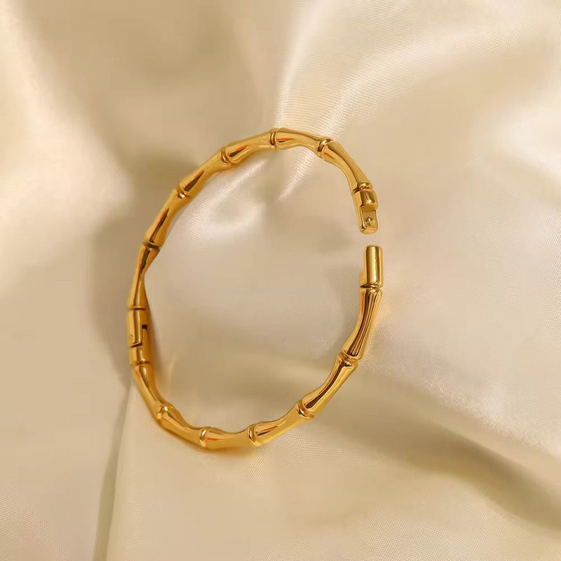 Golden Bamboo Bracelet Handcuff