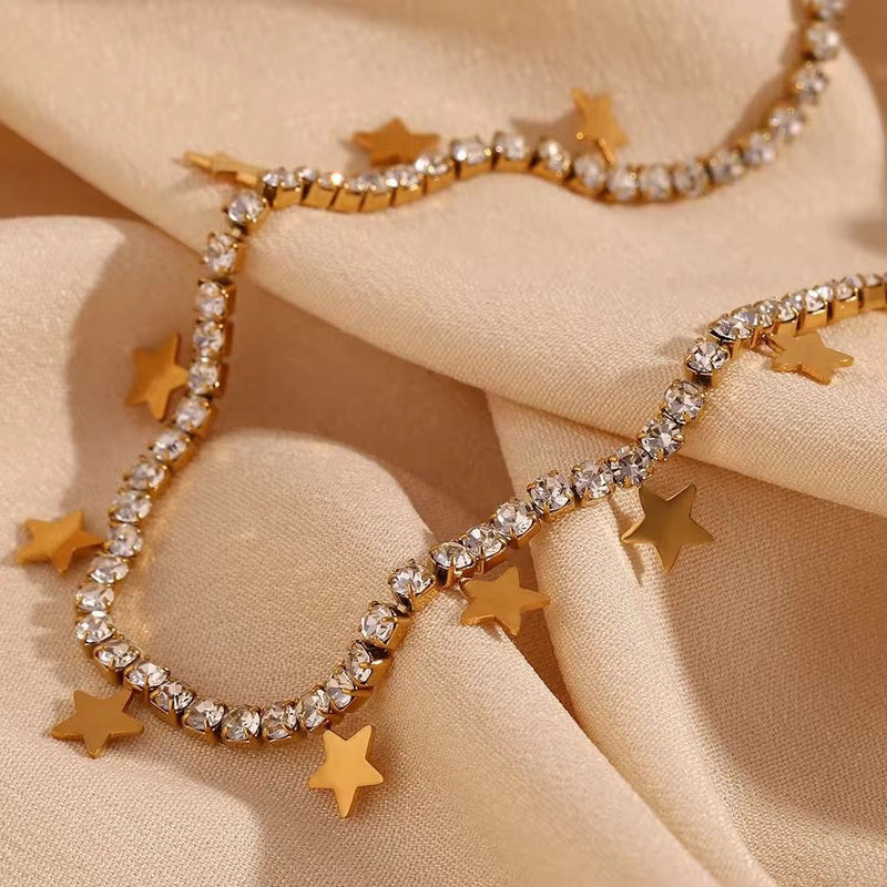 Celeste Star Charm Necklace
