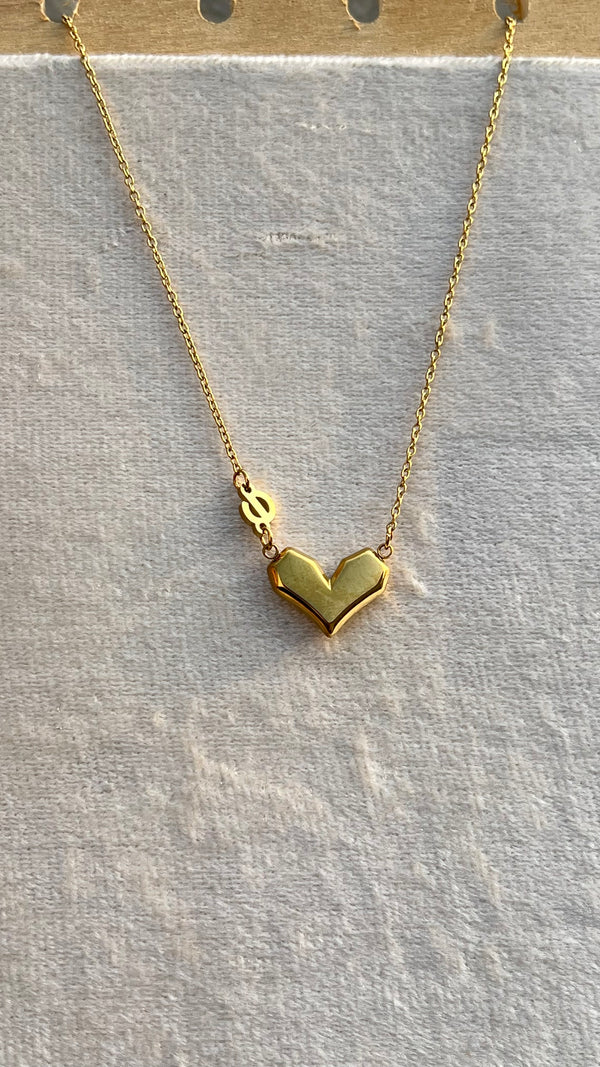 Golden Tiny Heart Pendant