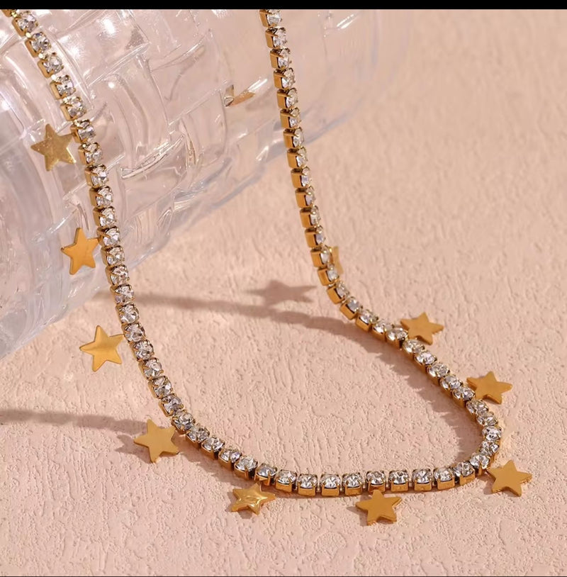Celeste Star Charm Necklace