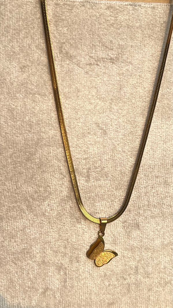 Golden Butterfly Thick Chain.