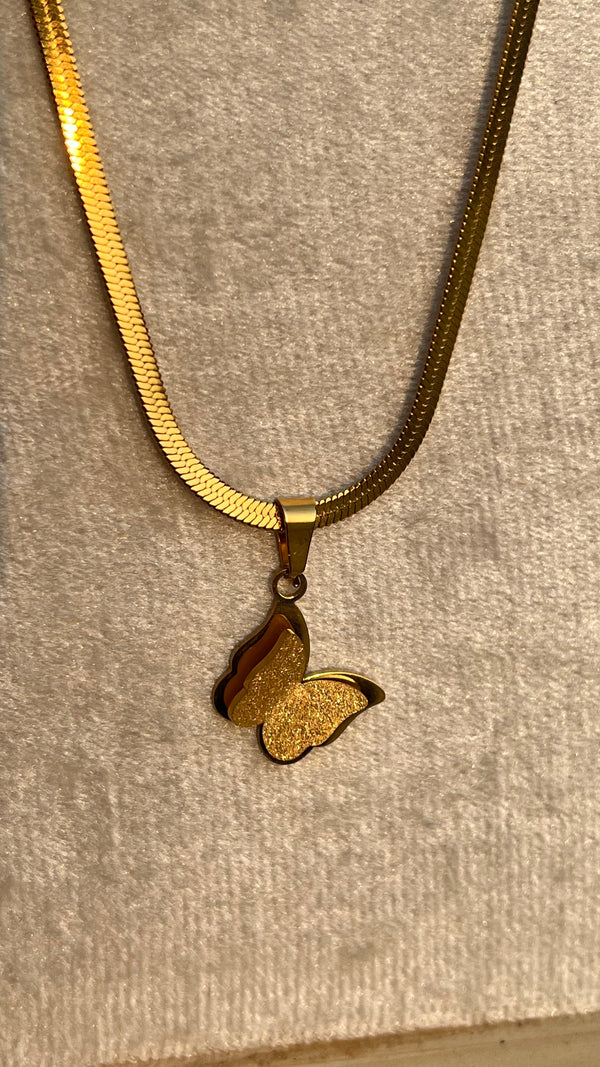 Golden Butterfly Thick Chain.