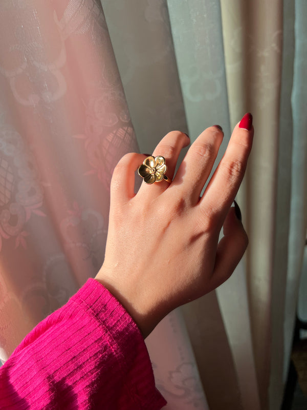 Petal Grace Adjustable Ring
