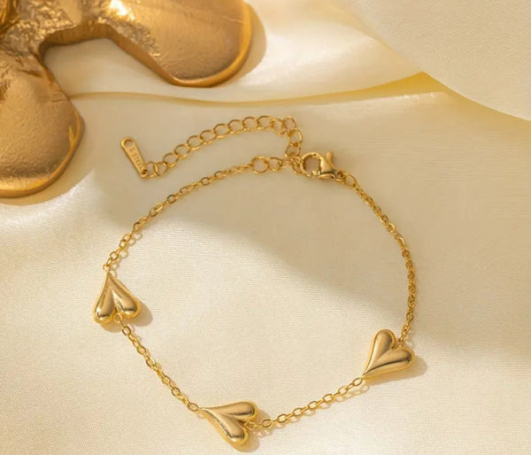 Triple Heart bracelet