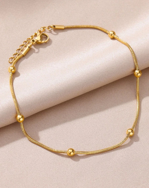 Bead chain Anklet