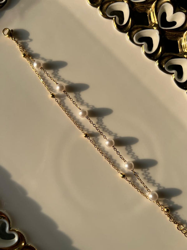 Double chain bracelet