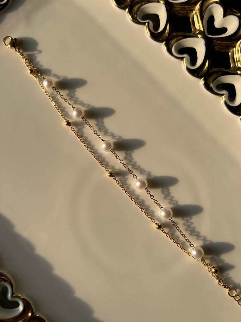 Double chain bracelet