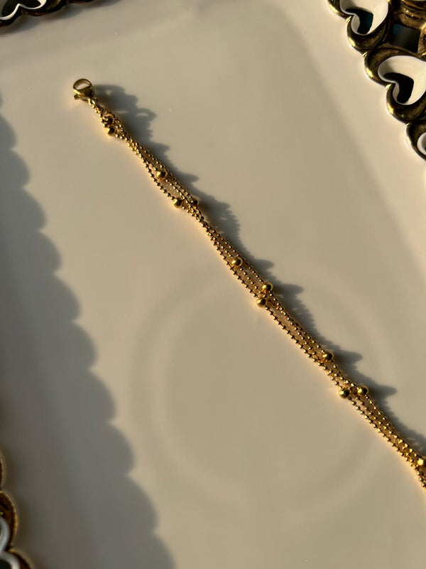 Triple Chain Bracelet